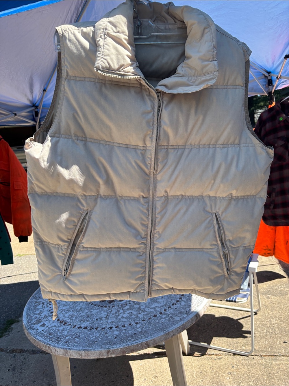 Classic Women's down Vest - Beige